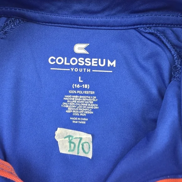 Colosseum Florida Gators Moisture Wicking Quarter Zip Youth Large - Picture 5 of 5